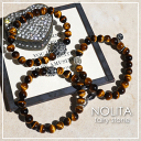 ブレスレット レディース パワーストーンブレスレット NOLITA fairy stone 天然石タイガーアイ メンズ ブレスレット メタルパーツ パワーストーン ブレスレット