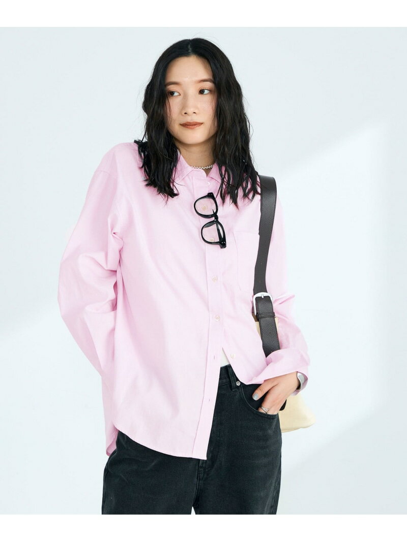 Rakuten - COTTON BASIC シャツ fredy emue フレディ アンド グロスター トップス シャツ・ブラウス ホワイト オレンジ ブルー グリーン【送料無料】[Rakuten Fashion]