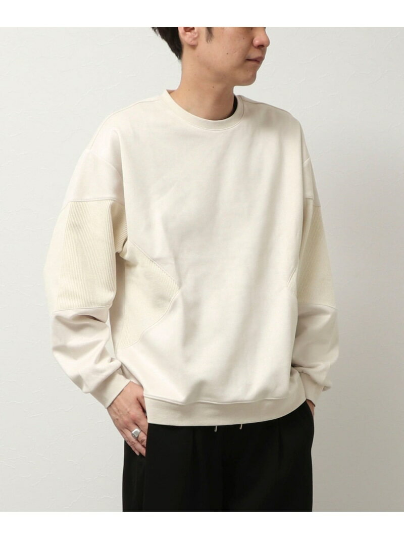 Rakuten - 【SALE／30%OFF】スエードポンチ×コール切替 クルーネックプルオーバー NOLLEY'S LIGHT ノーリーズ トップス カットソー・Tシャツ ブラック ベージュ【RBA_E】【送料無料】[Rakuten Fashion]