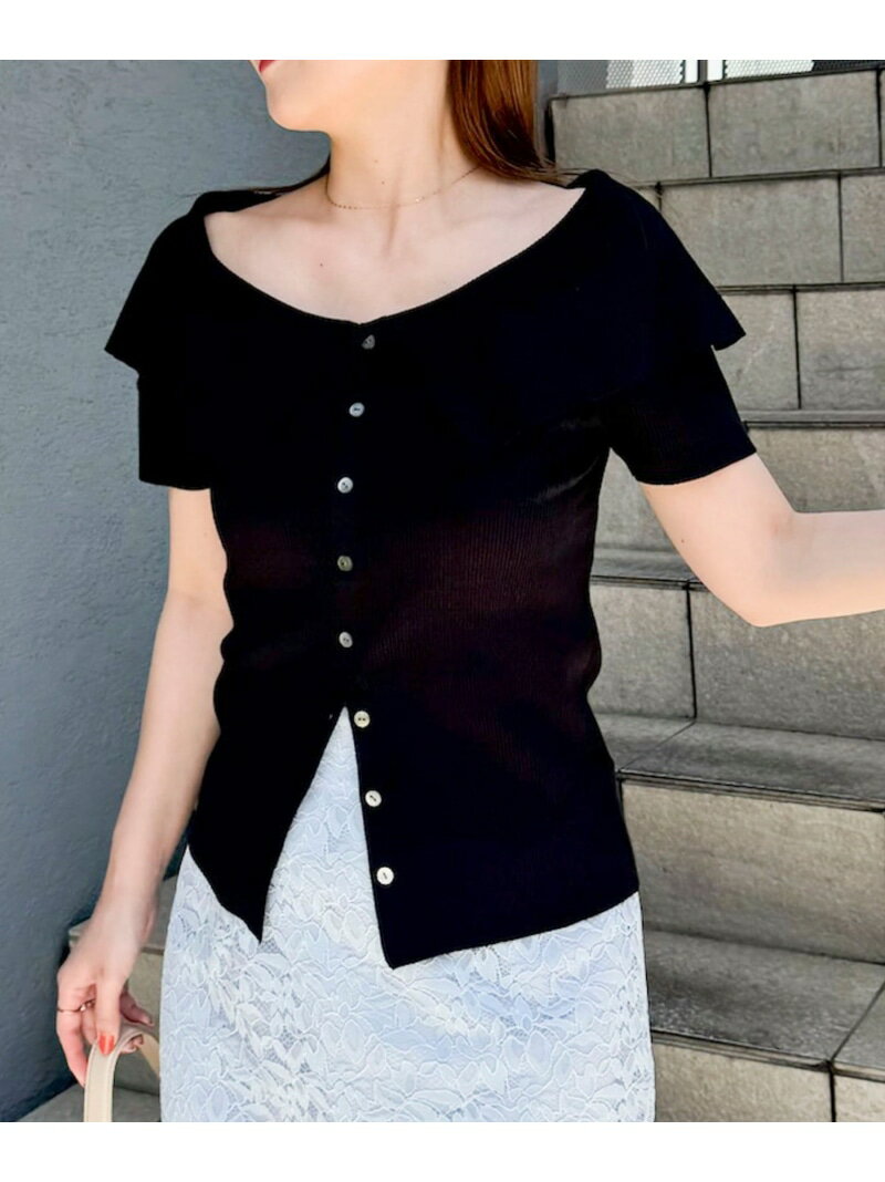 《手洗い可能》ビックカラーオフショルプルオーバー NOLLEY'S sophi ノーリーズ トップス ニット ブラウン ブラック ホワイト【送料無料】[Rakuten Fashion]