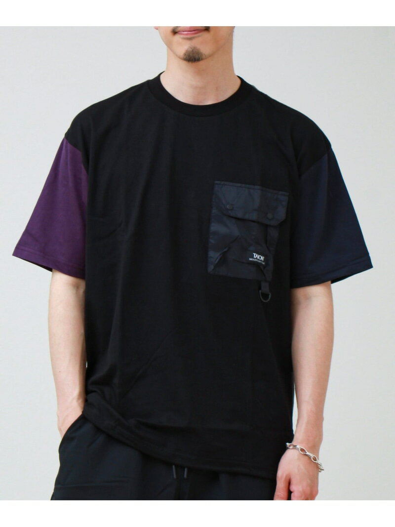 Rakuten - 【SALE／30%OFF】【TAION / タイオン】MOUNTAION FRAP POCKET T-SH GLOSTER フレディ アンド グロスター トップス カットソー・Tシャツ ブラック ホワイト【RBA_E】[Rakuten Fashion]