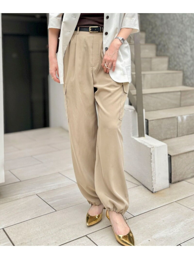 《セットアップ対応》ウォッシャブルサンドウォッシュカーゴパンツ NOLLEY'S ノーリーズ パンツ カーゴパンツ ベージュ グレー【送料無料】[Rakuten Fashion]
