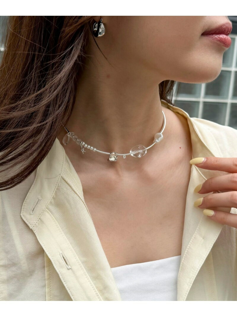 Rakuten - キラキラワイヤーチョーカー fredy emue フレディ アンド グロスター アクセサリー・腕時計 チョーカー シルバー[Rakuten Fashion]