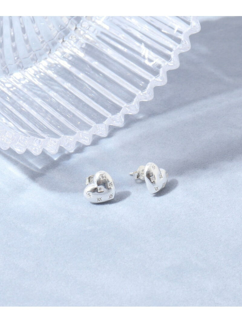 SV925キラハートピアス grace grace ノーリーズ アクセサリー・腕時計 ピアス シルバー