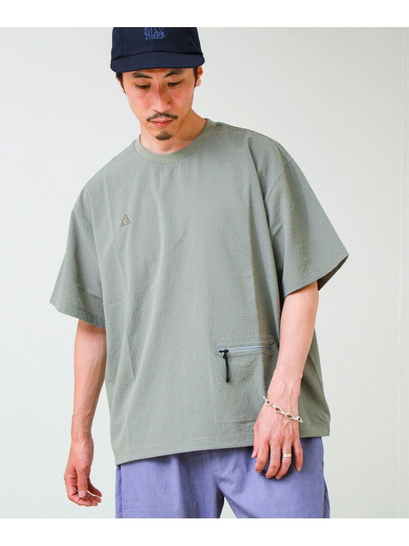 Rakuten - 【GERRY/ジェリー】Seersucker Vent Mesh S/S PO Shirt GLOSTER フレディ アンド グロスター トップス シャツ・ブラウス グリーン ブラック グレー【送料無料】[Rakuten Fashion]
