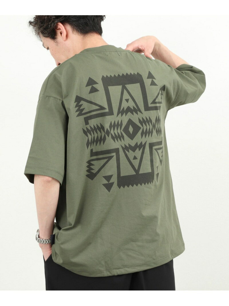 Rakuten - 【PENDLETON/ペンドルトン】《CALCULO》Back Print Tee 26SS NOLLEY'S goodman ノーリーズ トップス カットソー・Tシャツ ホワイト ピンク カーキグリーン ブラック ブルー【送料無料】[Rakuten Fashion]