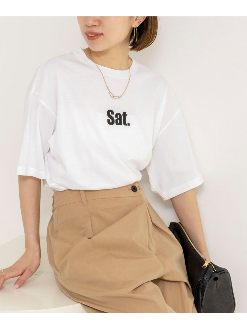 ウォッシャブルweekendTシャツ 2nd NOLLEY'S ノーリーズ トップス カットソー・Tシャツ ホワイト