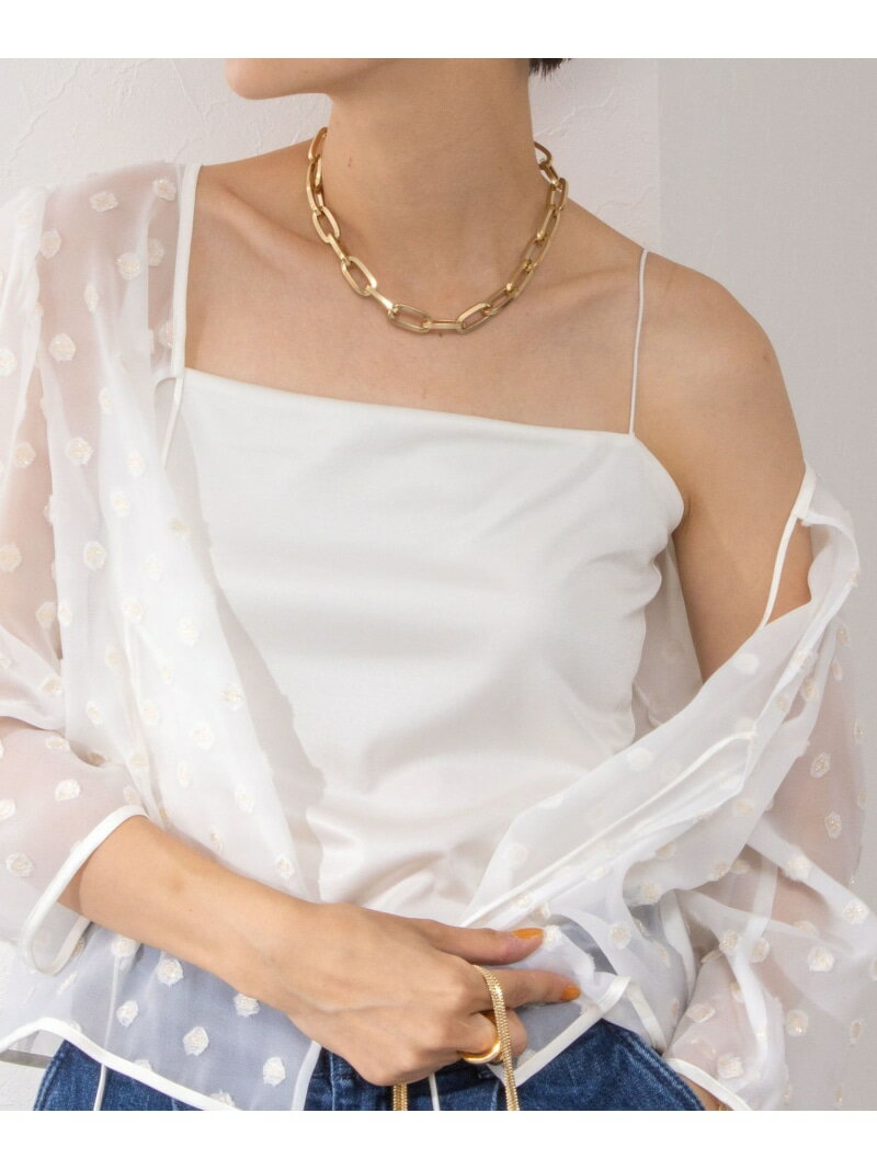 Rakuten - サテンスムースベアトップ NOLLEY'S sophi ノーリーズ トップス ベアトップ ホワイト ブラック【送料無料】[Rakuten Fashion]