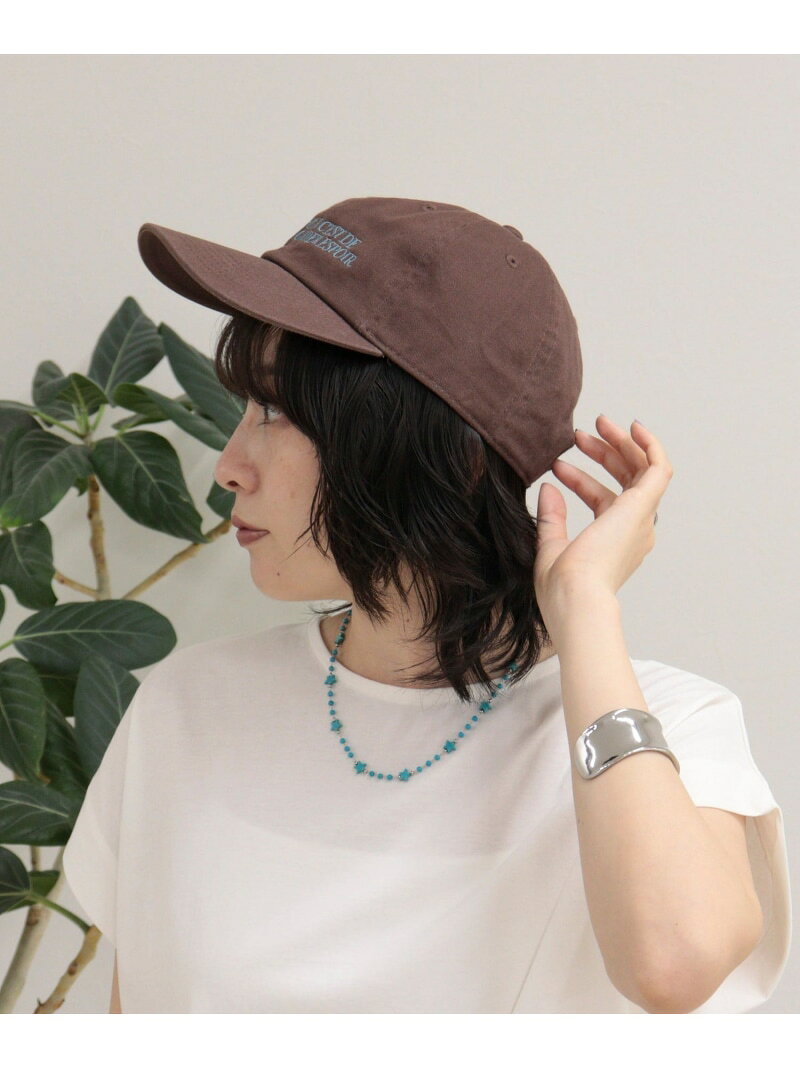 Rakuten - フレンチロゴキャップ fredy emue フレディ アンド グロスター 帽子 キャップ ブラック ワインレッド ネイビー ホワイト ブラウン【先行予約】*【送料無料】[Rakuten Fashion]