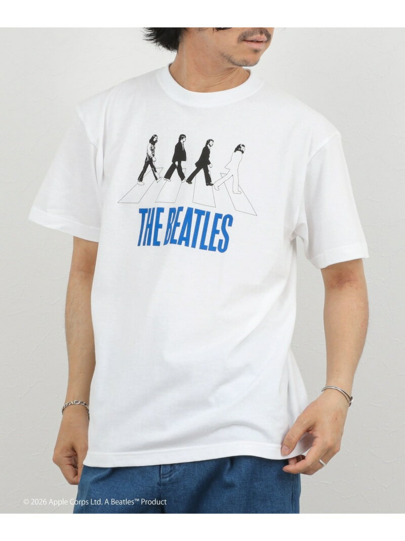 Rakuten - 【GOOD ROCK SPEED】THE BEATLES abbey road T プリントTシャツ 26SS NOLLEY'S goodman ノーリーズ トップス カットソー・Tシャツ ブラック ホワイト【送料無料】[Rakuten Fashion]