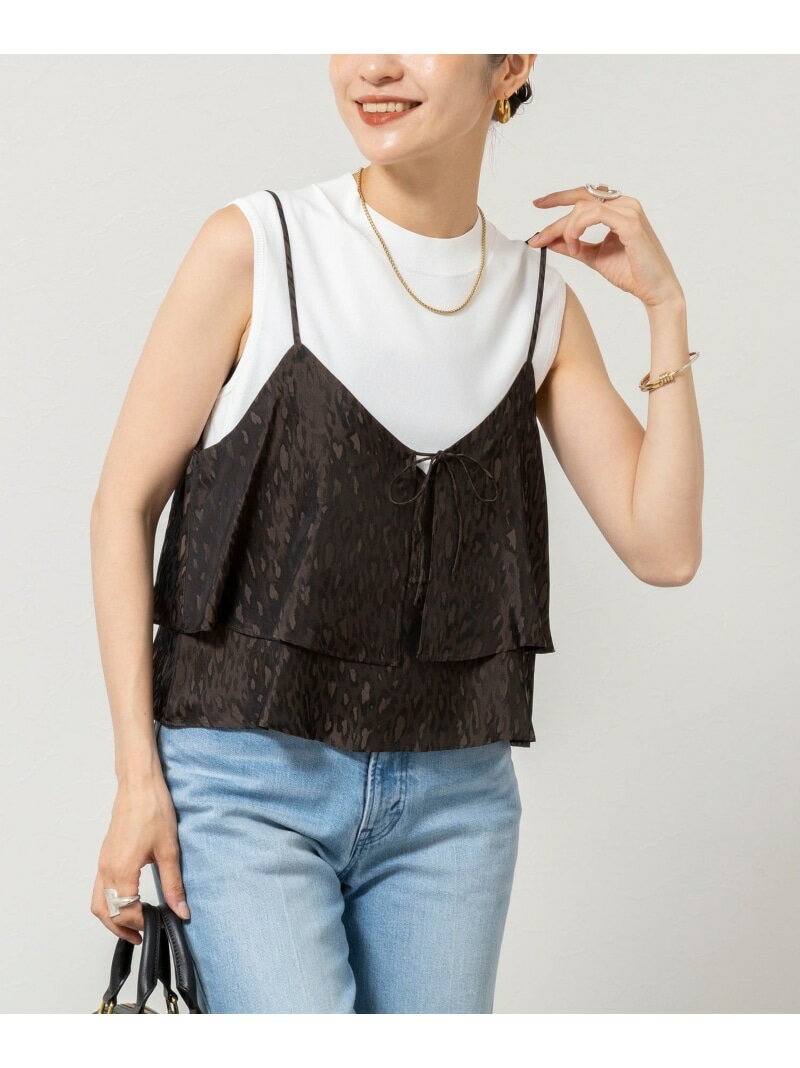 Rakuten - 【TICCA/ティッカ】2WAYレオパードビスチェ NOLLEY'S sophi ノーリーズ トップス シャツ・ブラウス ブラウン【送料無料】[Rakuten Fashion]