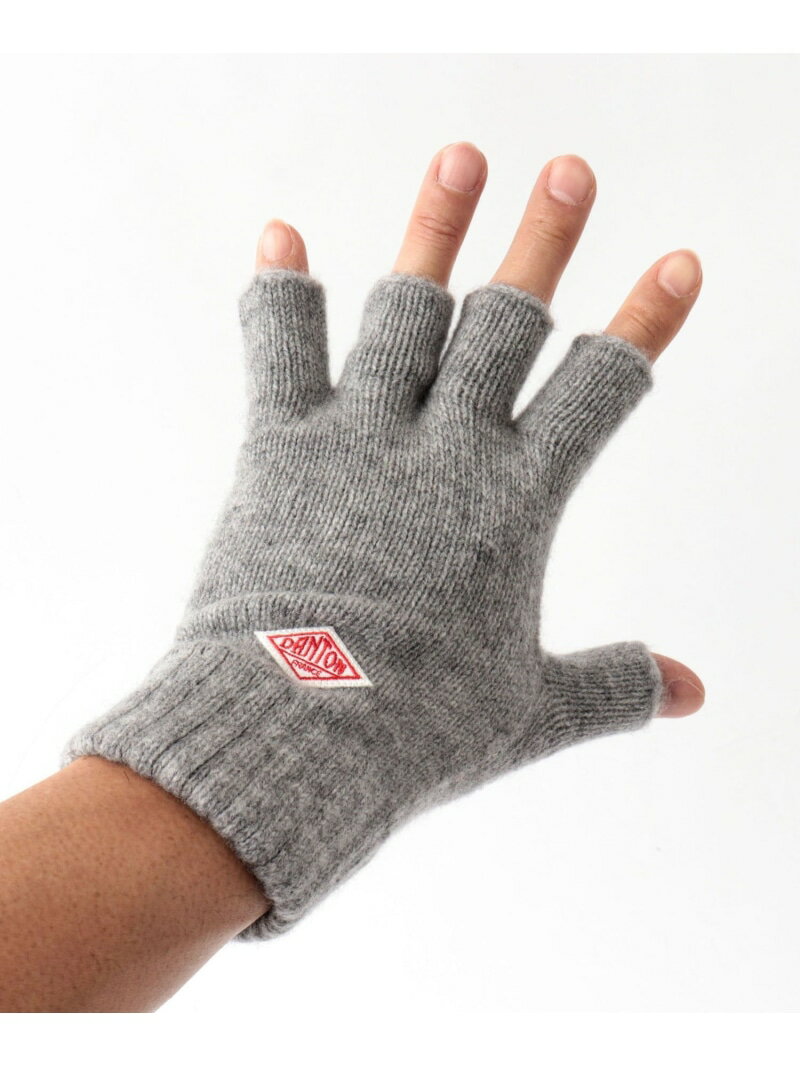 【DANTON/ダントン】WOOL KNIT FINGERLESS GLOVES DT-H0307 GPW NOLLEY'S goodman ノーリーズ ファッション雑貨 手袋 グレー ブラック ベージュ【送料無料】[Rakuten Fashion]