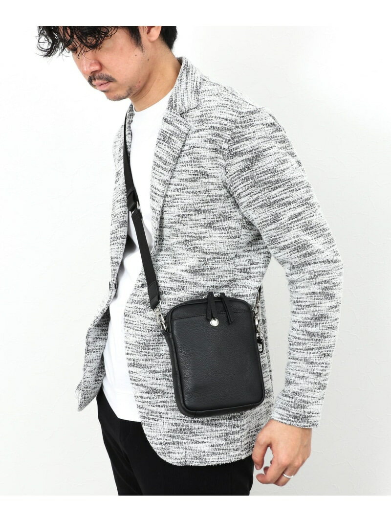 【waku/ワク】WK-0107 レザーショルダーバッグ NOLLEY'S goodman ノーリーズ バッグ ショルダーバッグ グレー ブラック【送料無料】[Rakuten Fashion]