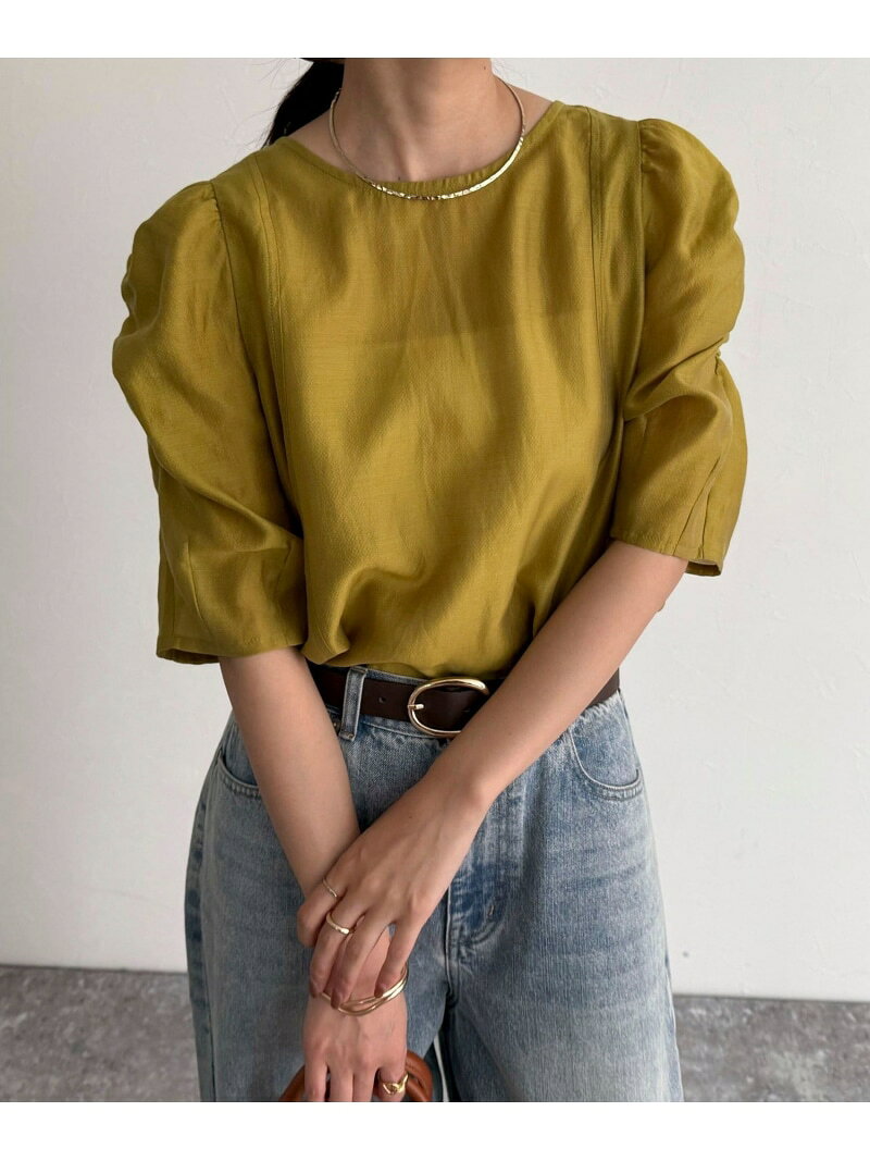 Rakuten - 【SALE／40%OFF】2WAYシアー袖ボリュームブラウス fredy emue フレディ アンド グロスター トップス シャツ・ブラウス イエロー ホワイト ベージュ ブラック【RBA_E】【送料無料】[Rakuten Fashion]