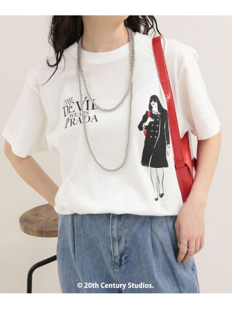 【GOOD ROCK SPEED/グッドロックスピード】The DEVIL wears PRADA半袖Tシャツ fredy emue フレディ アンド グロスター トップス カットソー・Tシャツ ホワイト【先行予約】*【送料無料】[Rakuten Fashion]