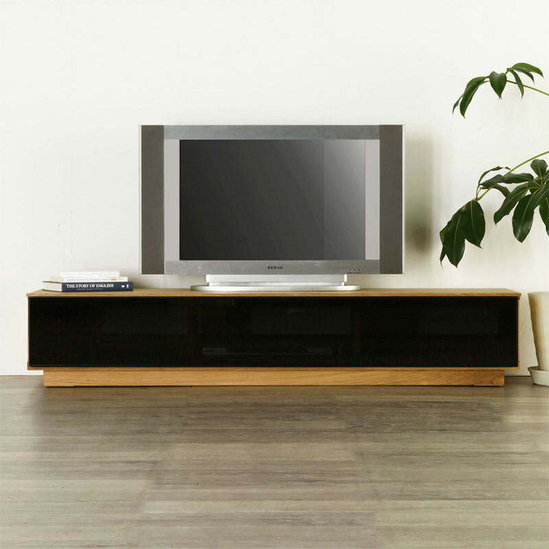 テレビボード 160 オーク ブラックフレーム ロータイプ 完成品 北欧 高級 ローボード TVボード テレビ台 天然木 木製 送料無料 シンプル オフィス 国産 日本製 大川家具 野中木工所 オーダー 別注 [sophia ソフィア](3)