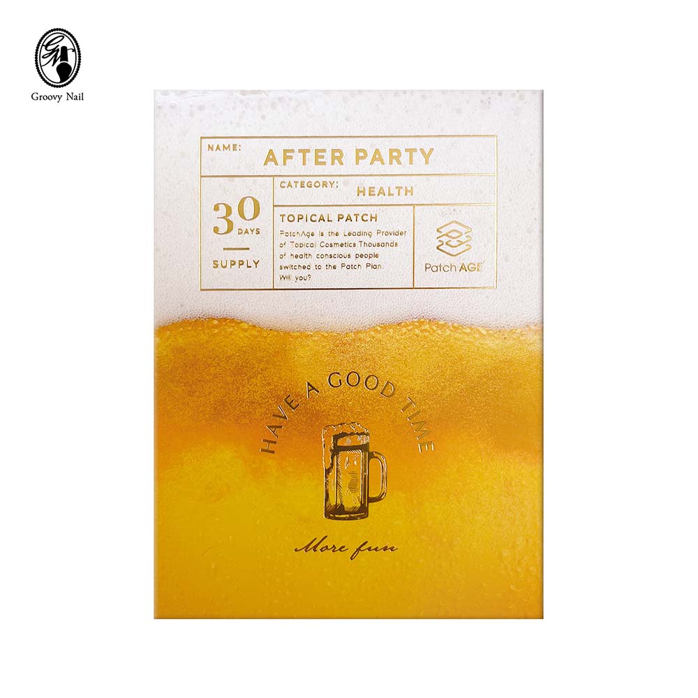 パッチエイジ Patch AGE 貼る アフターパーティー 30枚入り 貼るサプリ 二日酔い予防/頭痛抑制【ネコポ..