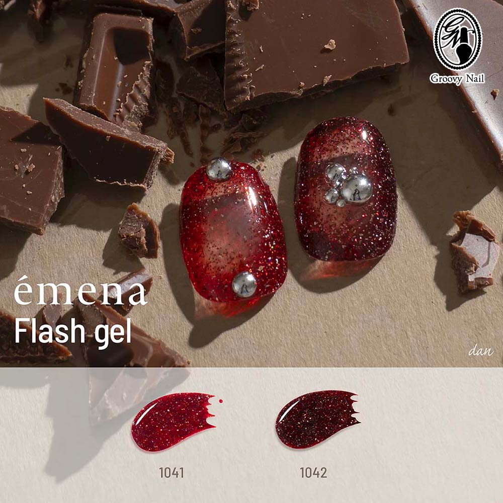 Rakuten - emena エメナ Flash gel フラッシュジェル 8g 全2色［1041 1042］フラッシュネイル ジェルネイル【ネコポス対応】