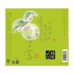 梅の果肉の入った梅酒です。 原材料名　南高梅・清酒・単式蒸留焼酎・梅ペースト・果糖 アルコール分　10％ 楯の川酒造（山形県酒田市）