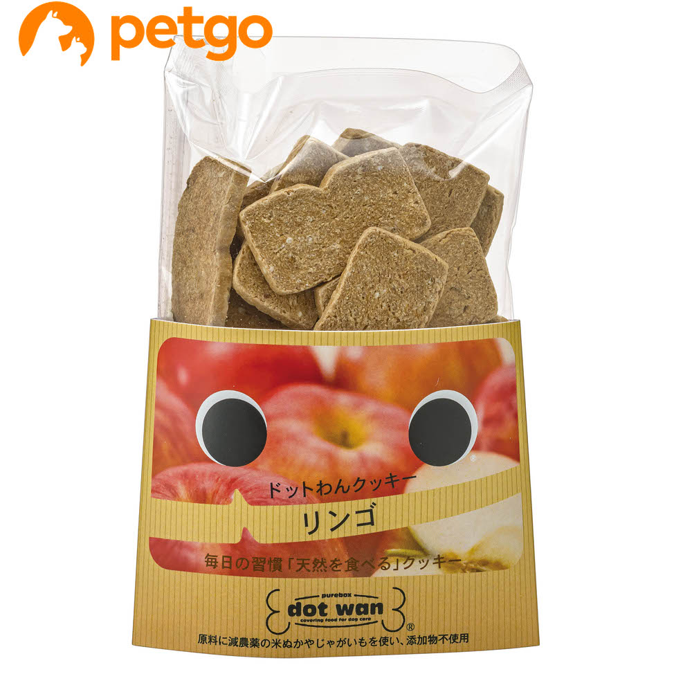 ドットわんフルーツクッキーリンゴ55g