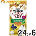 モンプチ クリスピーキッス 総合栄養食 キャットニップ入り贅沢チキン味 24g×6【まとめ買い】