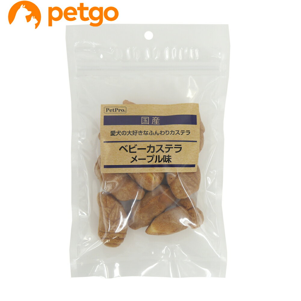 乐天商城 - ペットプロ 国産おやつ ベビーカステラ メープル味 70g