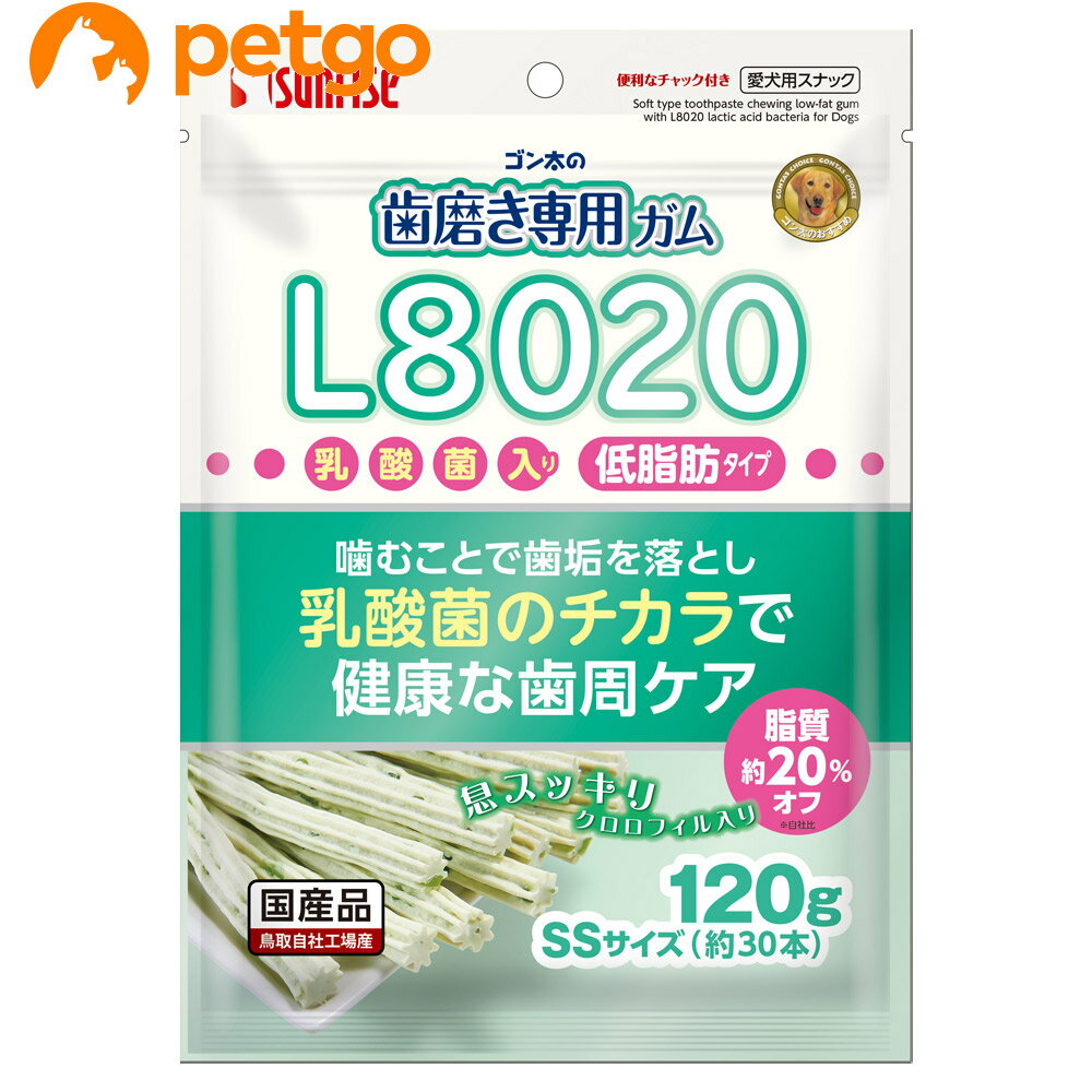樂天商城 - ゴン太の歯磨き専用ガムSSサイズ L8020乳酸菌入り クロロフィル入り 低脂肪 120g