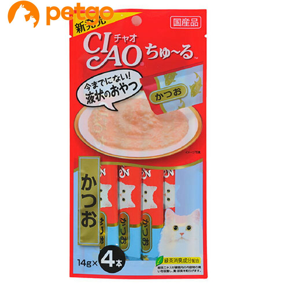 乐天商城 - CIAO(チャオ) ちゅ～る かつお 4本入り