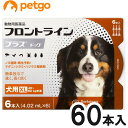 【10箱セット】犬用フロントラインプラスドッグXL 40kg〜60kg 6本(6ピペット)(動物用医薬品)