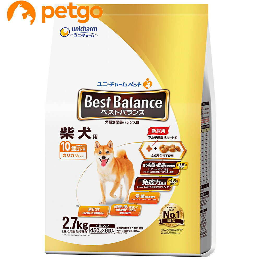樂天商城 - ベストバランス カリカリ仕立て 柴犬用 10歳以上用 2.7kg