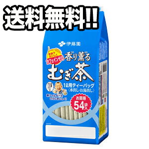 【4～5営業日以内に出荷】香り薫る麦茶ティーバッグ 54袋×10ケース［賞味期限：製造より12ヶ月以上］1..