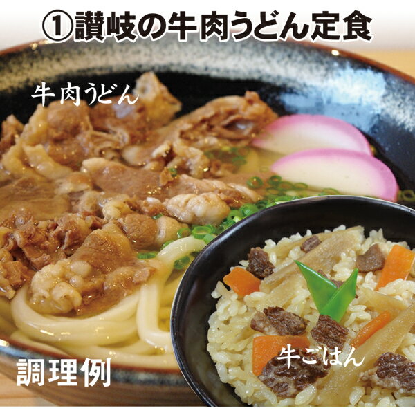 3種類から選べる讃岐うどん定食メール便【4～5営業日以内に出荷】【送料無料】