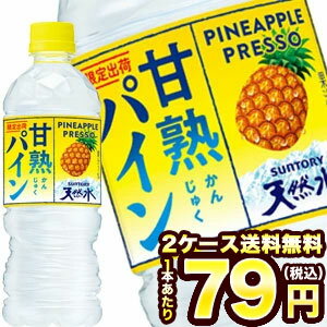 ［在庫処分］サントリー 甘熟パイン＆サントリー天然水 540mlPET×48本[24本×2箱]［賞味期限：2023年3月31日］[送料無料]【3〜4営業日以内に出荷】のサムネイル