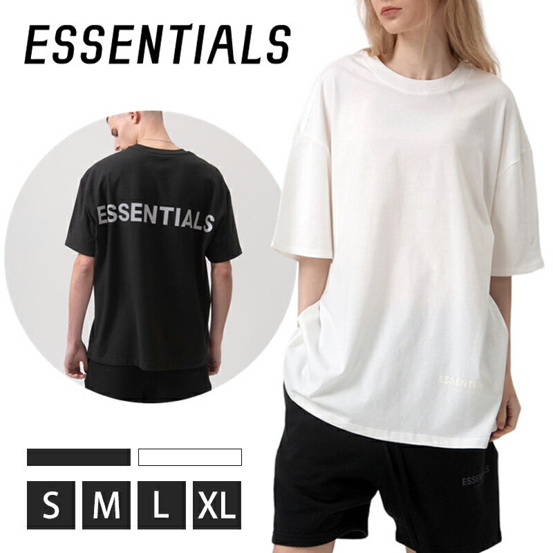 「一枚5840円/二点で」FOG ESSENTIALS エッセンシャルズ リフレクタープリント クルーネック Tシャツ メンズ レディース ユニセックス 春夏 夏 半袖 最新 正規品 男女兼用 送料無料