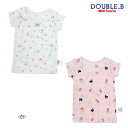 セール30％OFF ミキハウス ダブルビー MIKIHOUSE Double B ドット＆アイス柄半袖Tシャツセット 女の子 ベビー キッズ 女の子 アウトレットセール 