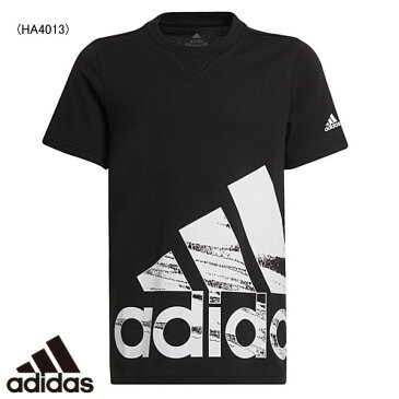 adidas アディダス　ロゴプリント半袖Tシャツ【メ-ル便可】【キッズ】【ジュニア】