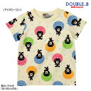 セール30%OFF ミキハウス ダブルビー MIKIHOUSE Double B 総柄半袖Tシャツ 日本製 キッズ 男の子 アウトレットセール 【メール便可】