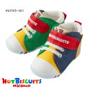 ミキハウス ホットビスケッツ MIKIHOUSE Hot Biscuits かかとにお顔ベビーシューズ 男の子 女の子【期間限定送料無料(北海道・沖縄県を除く)】