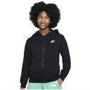 NIKE ナイキ ロゴ刺繍フルジップパーカー 男の子 女の子 キッズ ジュニア 大人