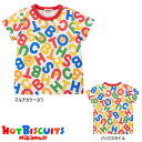 ミキハウス ホットビスケッツ MIKIHOUSE Hot Biscuits 総柄半袖Tシャツ【メ-ル便可】 キッズ ベビー 女の子
