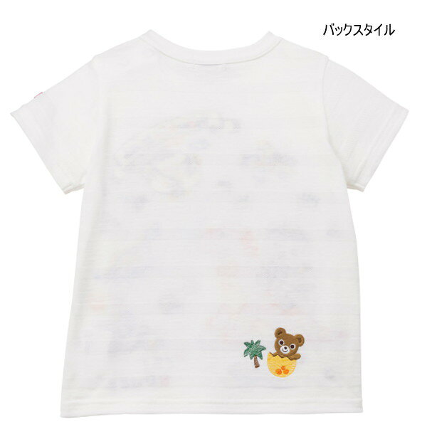 セール30％OFF ミキハウス MIKIHOUSE プッチー刺繍半袖Tシャツ 日本製 キッズ ベビ...
