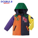【限定商品】【特別価格】ミキハウス ダブルビー MIKIHOUSE Double B 配色切替中綿ジャンパー 男の子 ベビー キッズ