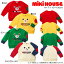 セール30%OFF ミキハウス MIKIHOUSE プッチー大きなお顔のアップリケ刺繍トレーナー 男の子 ベビー キ..
