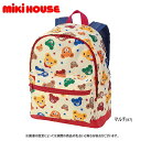 セール30%OFF ミキハウス MIKIHOUSE プッチー総柄リュック 男の子 女の子 鞄 キッズ