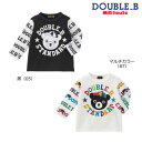 ミキハウス ダブルビー MIKIHOUSE Double B クロクマ長袖Tシャツ 男の子 日本製 【メ-ル便可】 ベビー キッズ ジュニア