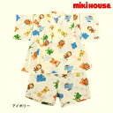 セール50%OFF 半額 ミキハウス MIKIHOUSE プッチー 甚平スーツ 男の子 日本製 キッズ アウトレットセール 【メール便可】