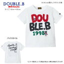 セール30%OFF ミキハウス ダブルビー MIKIHOUSE Double B ペンキ塗りBくん刺繍半袖Tシャツ 男の子 キッズ 【メール便可】