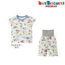 ミキハウス ホットビスケッツ MIKIHOUSE Hot Biscuits ビーンズくん半袖パジャマ(6分丈パンツ) 【メール便可】男の子 ベビー キッズ
