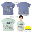 セール20%OFF ムージョンジョン moujonjon JR在来線電車街並み半袖Tシャツ 男の子【メール便限定送料無料】