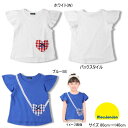 セール10%OFF ムージョンジョン moujonjon ギンガムチェックポシェット付き半袖Tシャツ【【メール便限定送料無料】 キッズ ベビー ジュニア 女の子